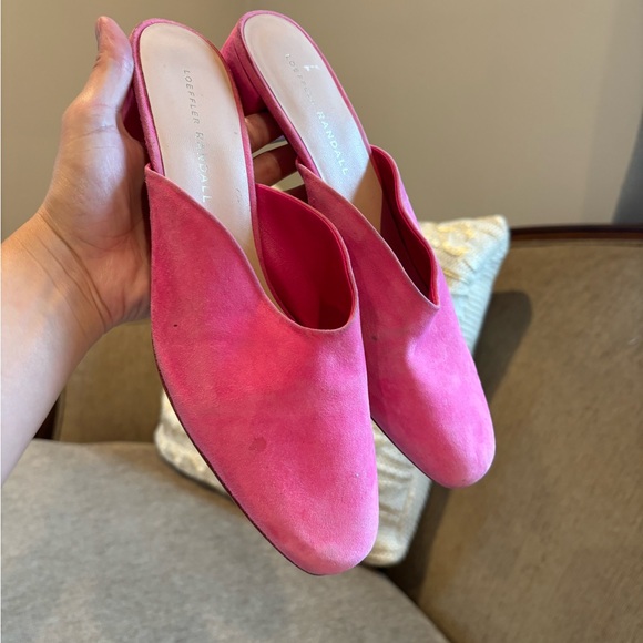 Loeffler Randall Pink Mules - Picture 2 of 11
